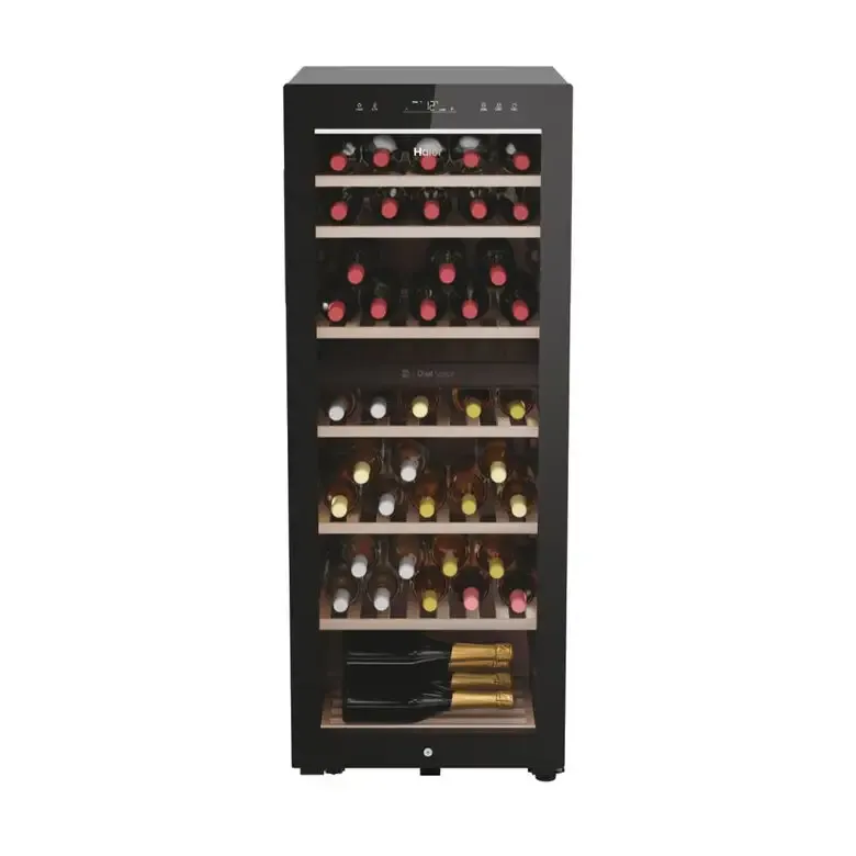  Wine Bank 50 Serie 7 HWS77GDAU1 Cantinetta vino con compressore Libera installazione Nero 77 bottiglia/bottiglie