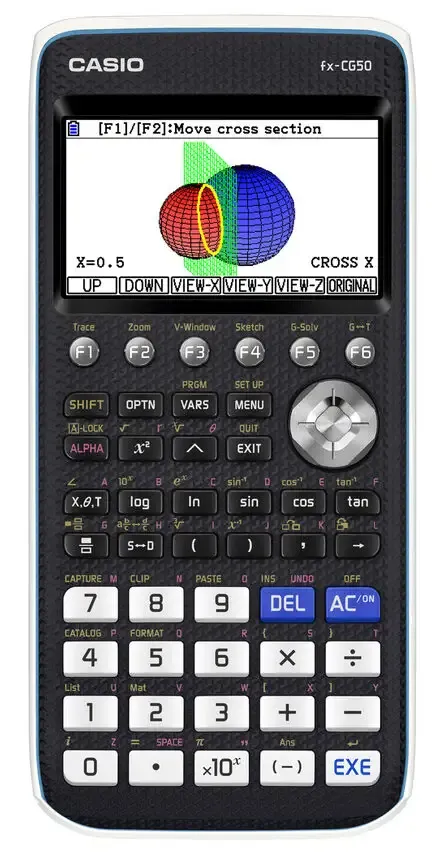  FX-CG50 calcolatrice Tasca Calcolatrice grafica Nero