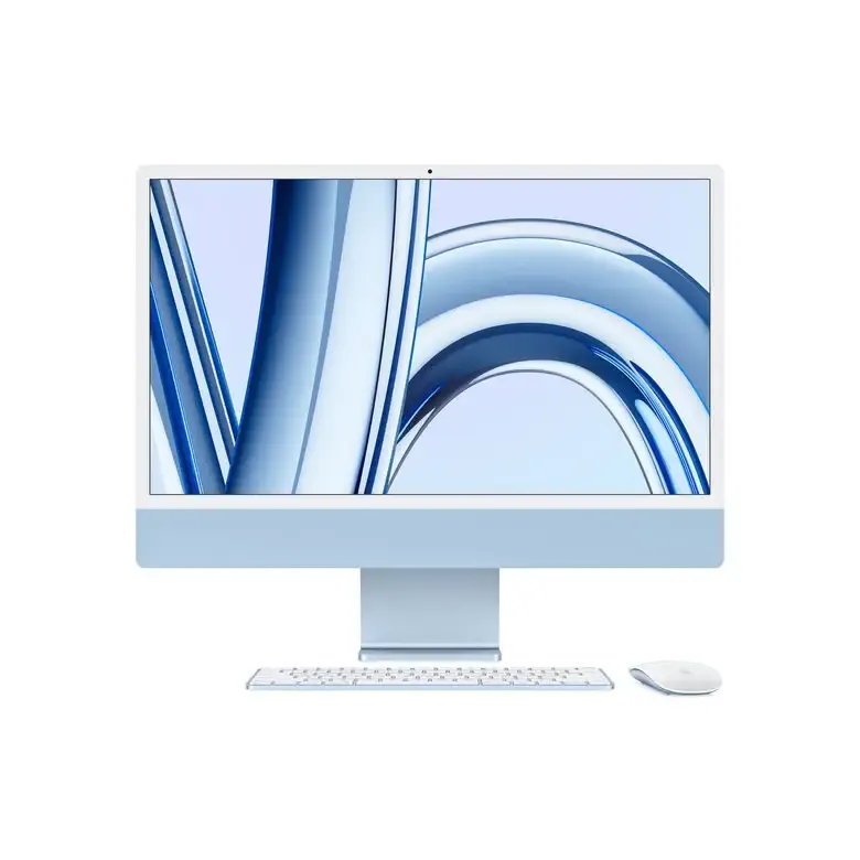  iMac con Retina 24'' Display 4.5K M3 chip con 8‑core CPU e 8‑core GPU, 256GB SSD - Blu