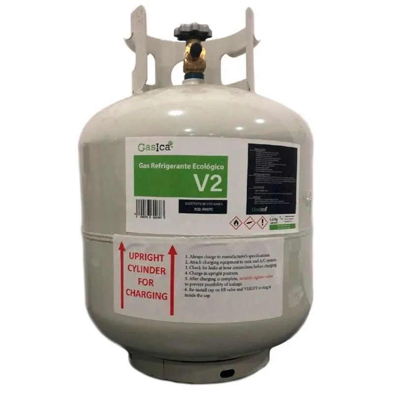 1 bottiglia di gas ecologica v2 5,5 kg Sostituzione R22, R32, R407C