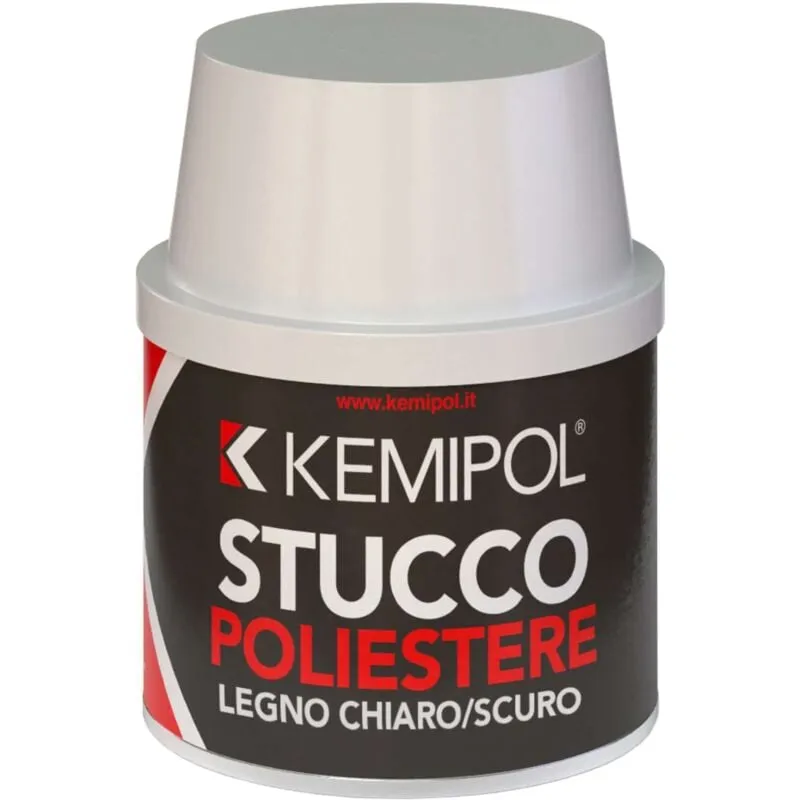 Stucco Poliestere Per Legno Chiaro Scuro 150 Ml - 12 Pz