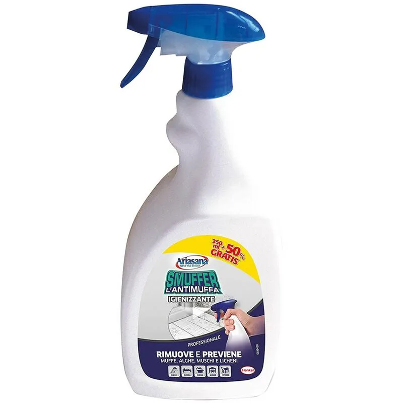 10PZ detergente antimuffa Ariasana smuffer 'professiona 250 ml + 50% gratis