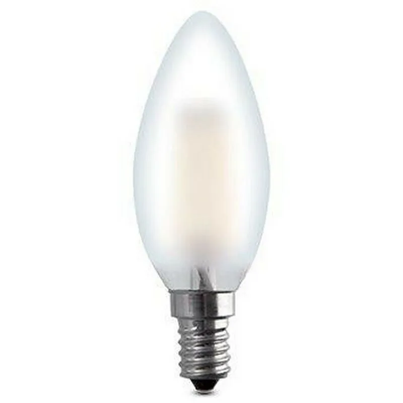 Nextradeitalia - 10PZ led candela 4WE14 -LUMEN470-2700K fil/satinato