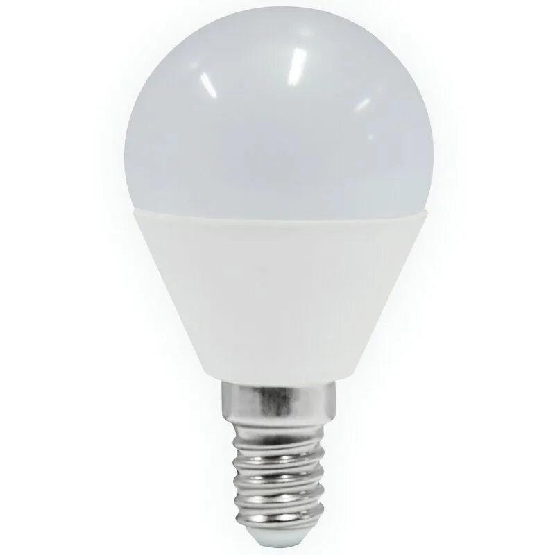 10PZ led sfera W7,0 E14 800LM 3000K calda