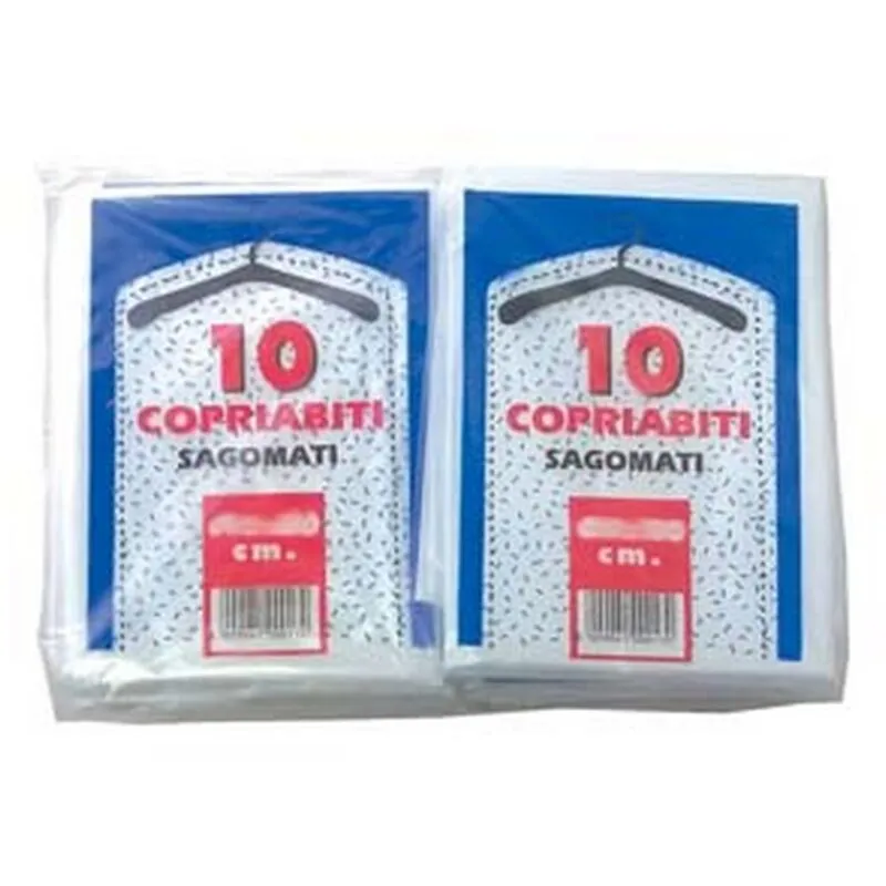 10PZ sacco copriabito sagomato PZ.10 - CM.65X130 GR.390