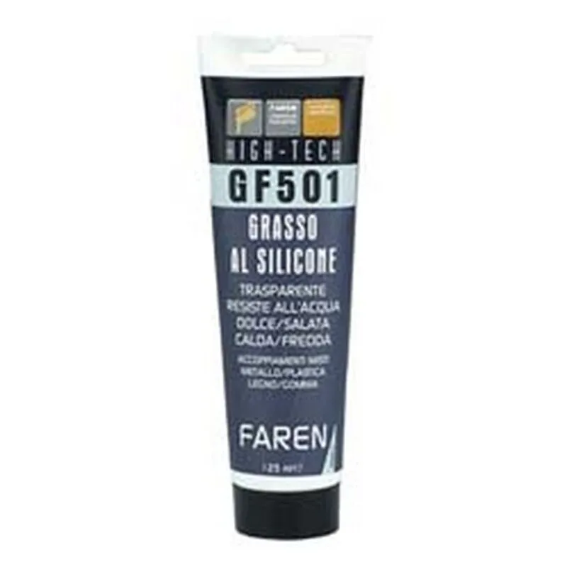 Faren - 12PZ grasso al silicone trasparente GF501 - ML.125