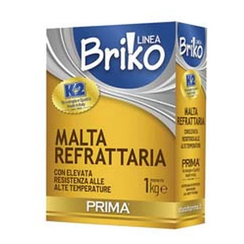  - 12PZ linea briko malta refrattaria grigia in polvere - KG.1 in scatola