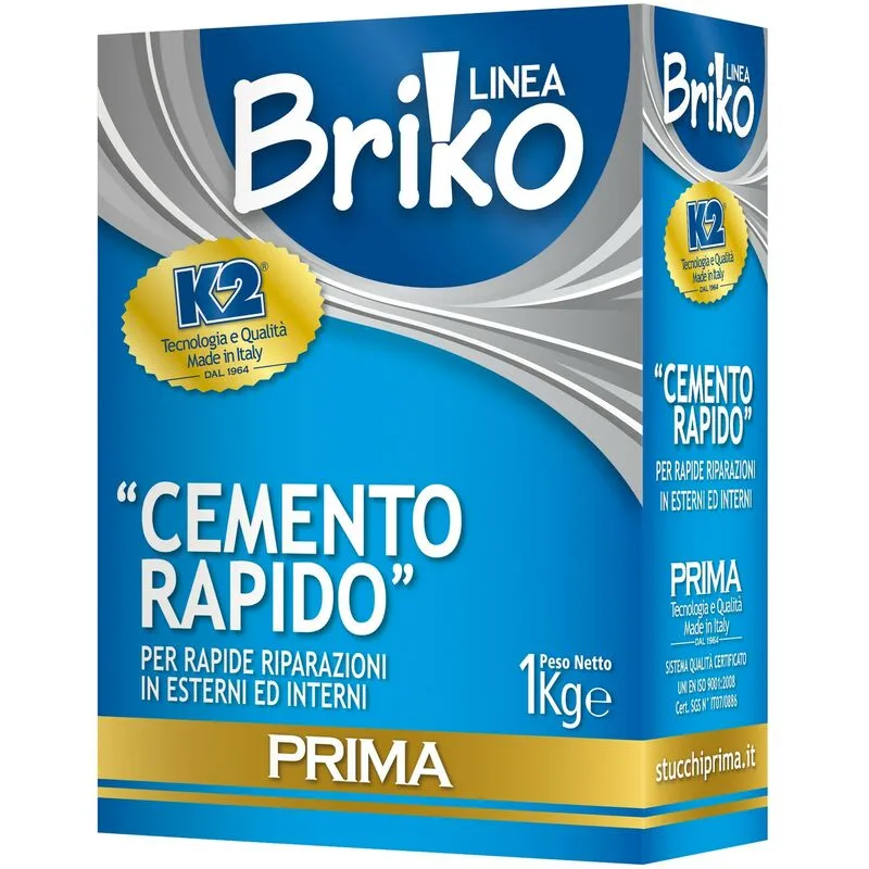 12PZ linea briko cemento rapido da kg. 1