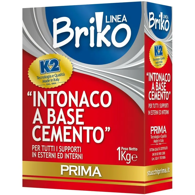 12pz Linea Briko Intonaco X Esterno Da Kg. 1