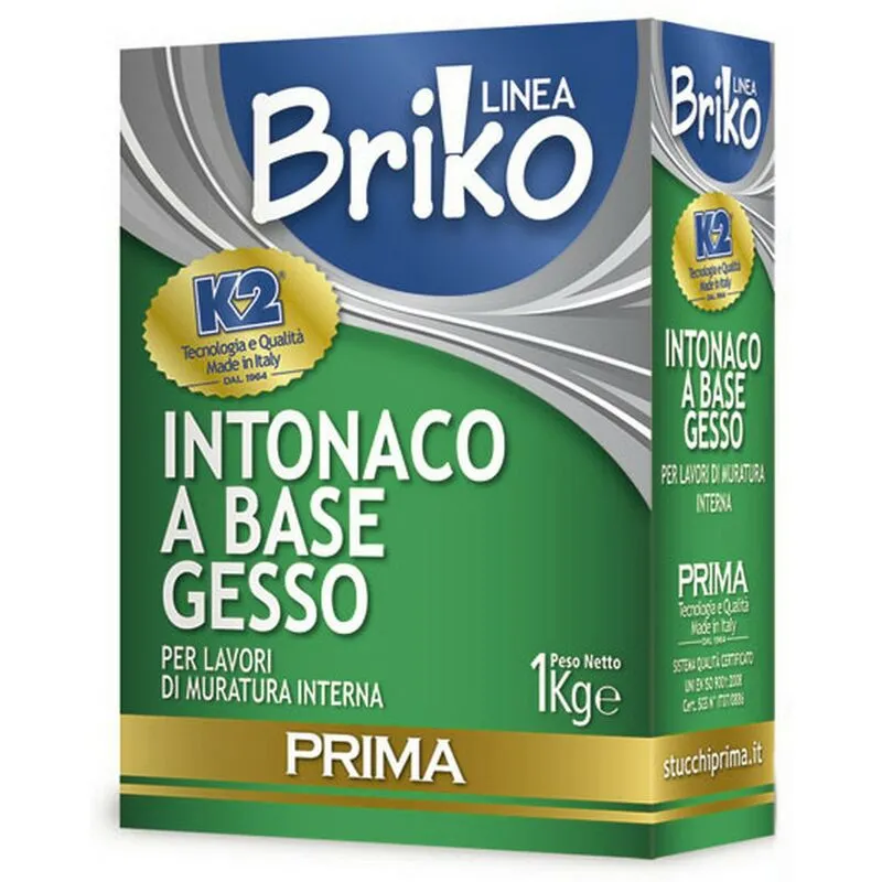 12PZ linea briko intonaco x interni da kg. 1