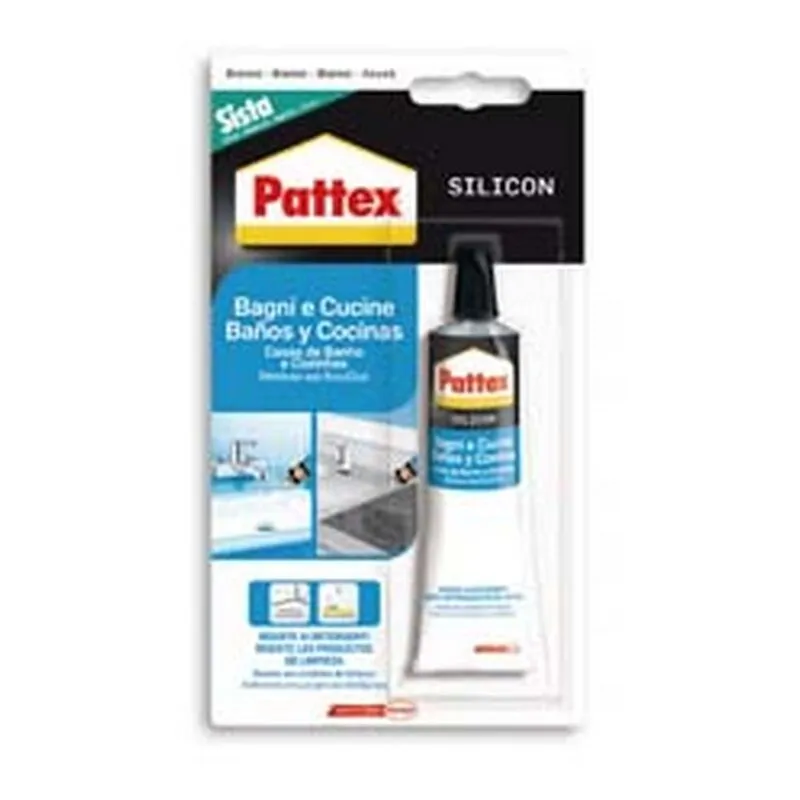 Henkel - 12BLISTER pattex silicone sista silicon 5 bianco - ML.50