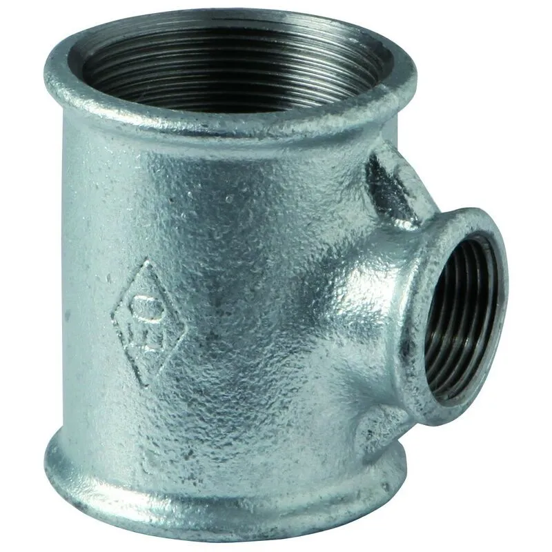 130R tee 90° ø3/4x1/2x3/4 zinc. eo 13005434