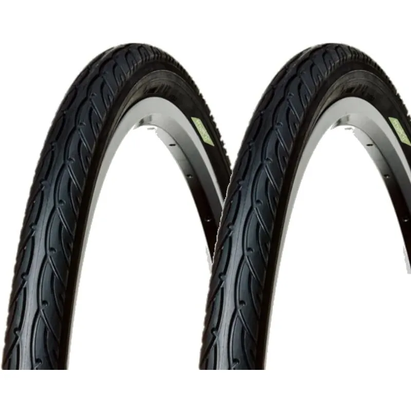 Ecovelo - 2 copertoni 26X1.95 pneumatici 50-559 gomme slick bicicletta stradale trekking