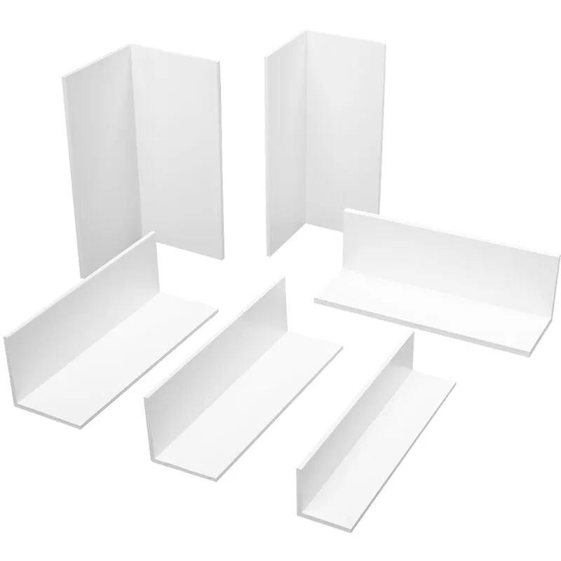 2 metri Profili d'angolo Angolo isoscele Selezione pvc bianco hj: 35x35x2.5mm - HJ.307