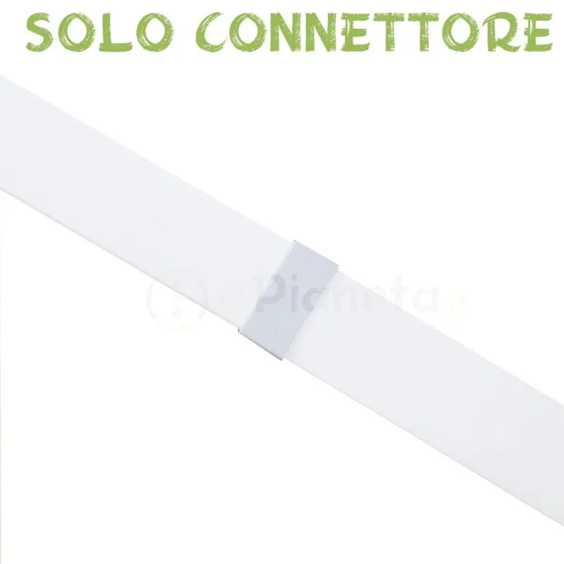 Elmark - Sistema componibile Canalina per cavi elettrica 80x60 mm in plastica passacavi bianco coprifili a parete Connettore