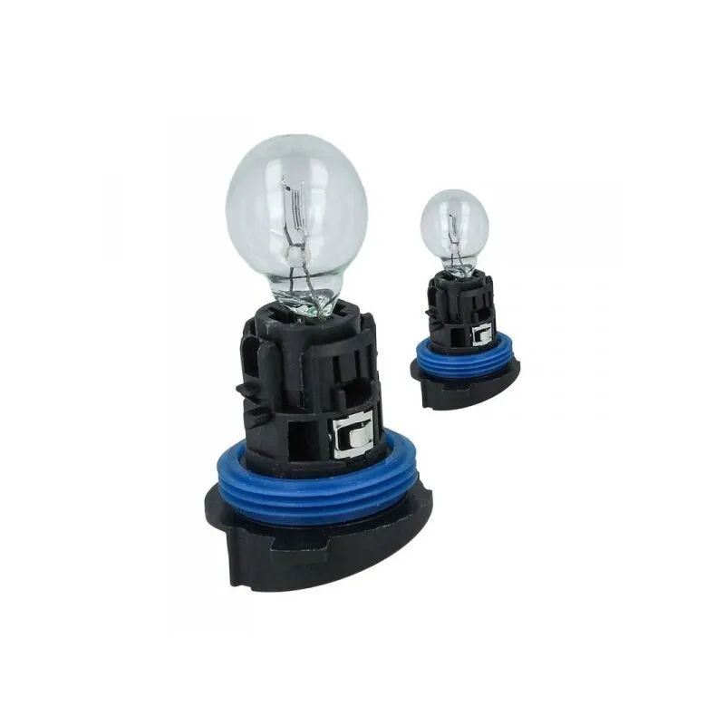 Carall - 2 Pezzi Lampada Alogena HP24W 12V 24W Clear P24W Compreso Base Attacco Luci Diurne Peugeot 3008 5008 Citroen C5 Base Plastica Inclusa