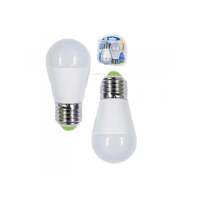 2 PZ Lampada A Led E27 G45 9W 860LM Bianco Caldo 3000K