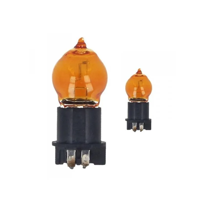 Carall - 2 pz Lampada Alogena PWY24W 12V 24W WP3.3x14.5-4 Amber Arancione Compatibile Philips 12174NAHTRC1