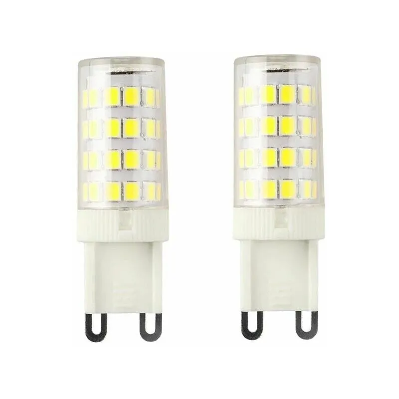 Universo - 2 x Lampadina Led G9 4 w = 48 w Luce Bianca 6500k Per Lampadario Applique