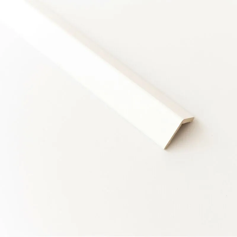 20PZ paraspigolo in mdf bianco MM.28X28X3000