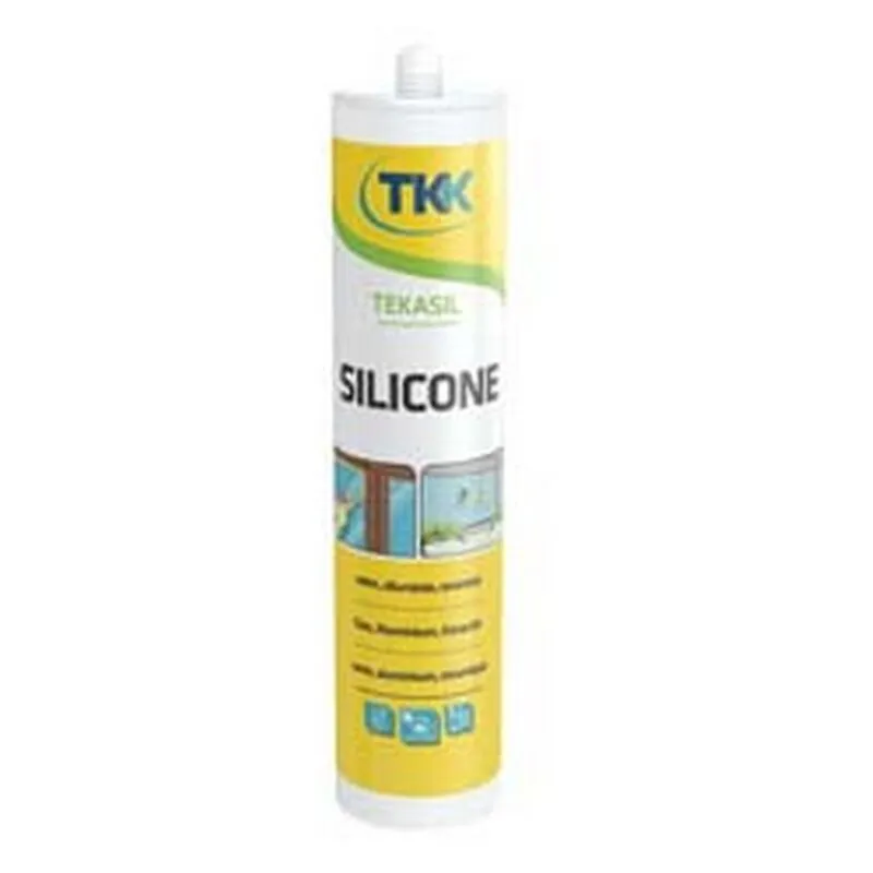  - 20PZ silicone acetico tekasil universal - ML.280 trasparente