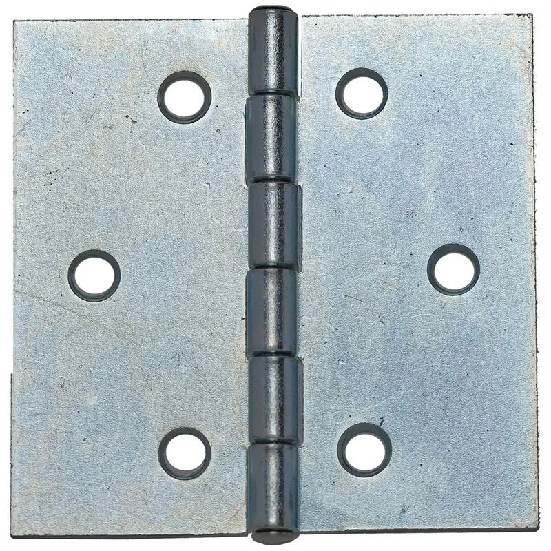 24PZ cerniera quadra in acciaio zincato ART.121 mm 70 x 70