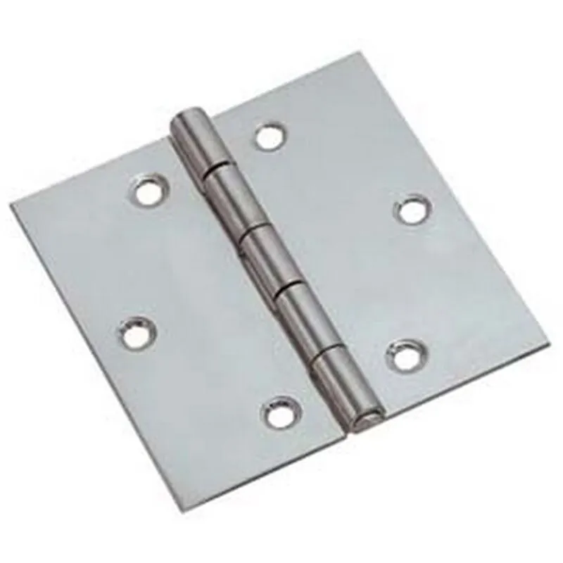 Nextradeitalia - 24PZ cerniere quadre acciaio inox perno fisso - MM.30X30X0,8