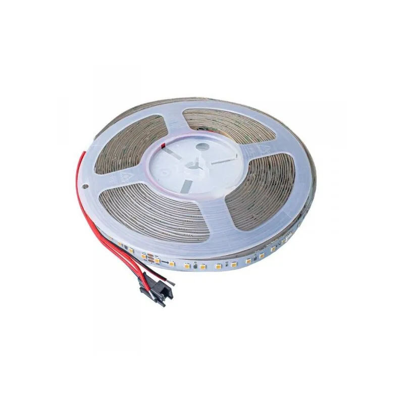 24V Striscia Led Dinamica IC WS2811 10 Metri 3000K 8W/M CRI 90 IP20 800 LM/M Passo 10mm Sequenziale Progressiva Graduale