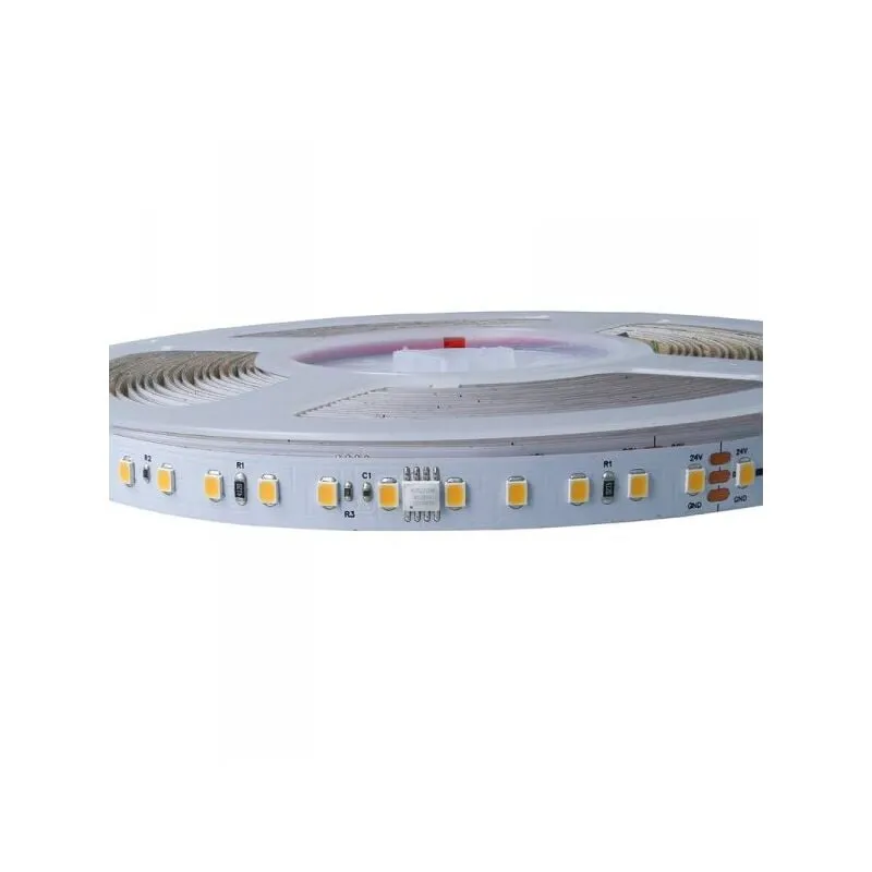 24V Striscia Led Dinamica IC WS2811 10 Metri 6000K 8W/M CRI 90 IP20 800 LM/M Passo 10mm Sequenziale Progressiva Graduale