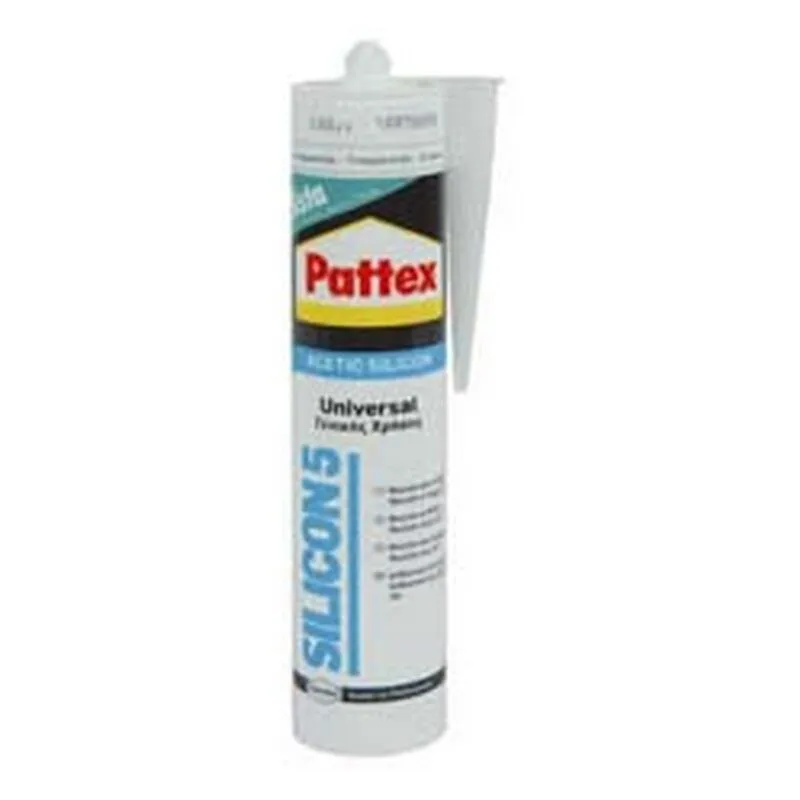 25pz Pattex Silicone Sista Silicon 5 Acetico Trasparente - Ml.280