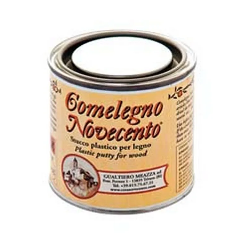 Cera Novecento - 2PZ comelegno stucco plastico per legno pronto all'uso ML.250 - mogano