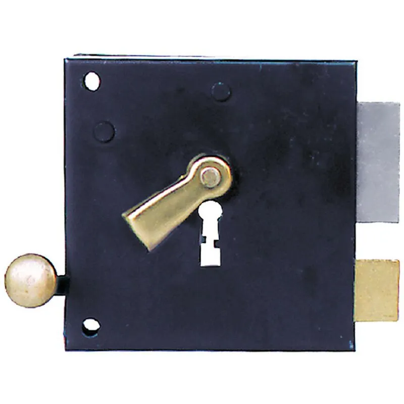 Bonaiti - 2PZ serratura portoncino da applicare art. 175 e 50 - scatola mm 100 dx