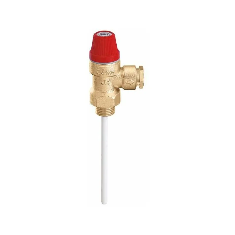 Valvola di sicurezza combinata temperatura e pressione 4 bar Caleffi 309440 4 bar