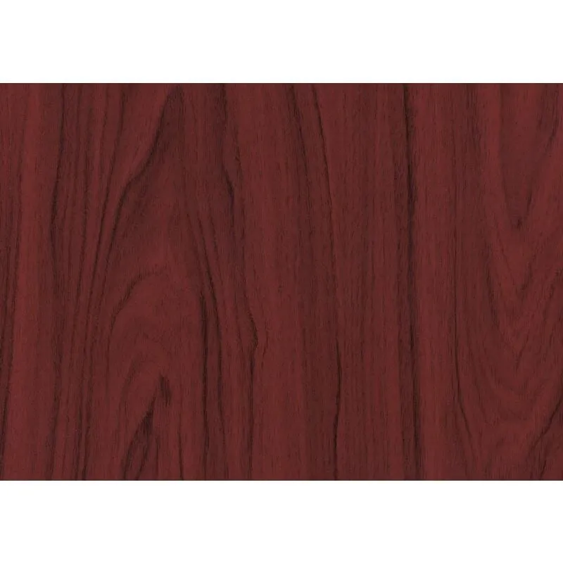 Pellicola Adesiva per mobili legno mogano scuro rosso marone pvc plastica vinile impermeabile decorativa per cucina, armadio, porta carta