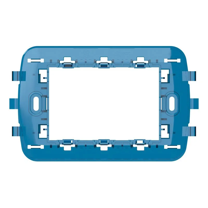 4 Box - Supporto per placca a 3 moduli, serie b, compatibile BTicino e Vimar - 4Box Libero 4B.BV.3M