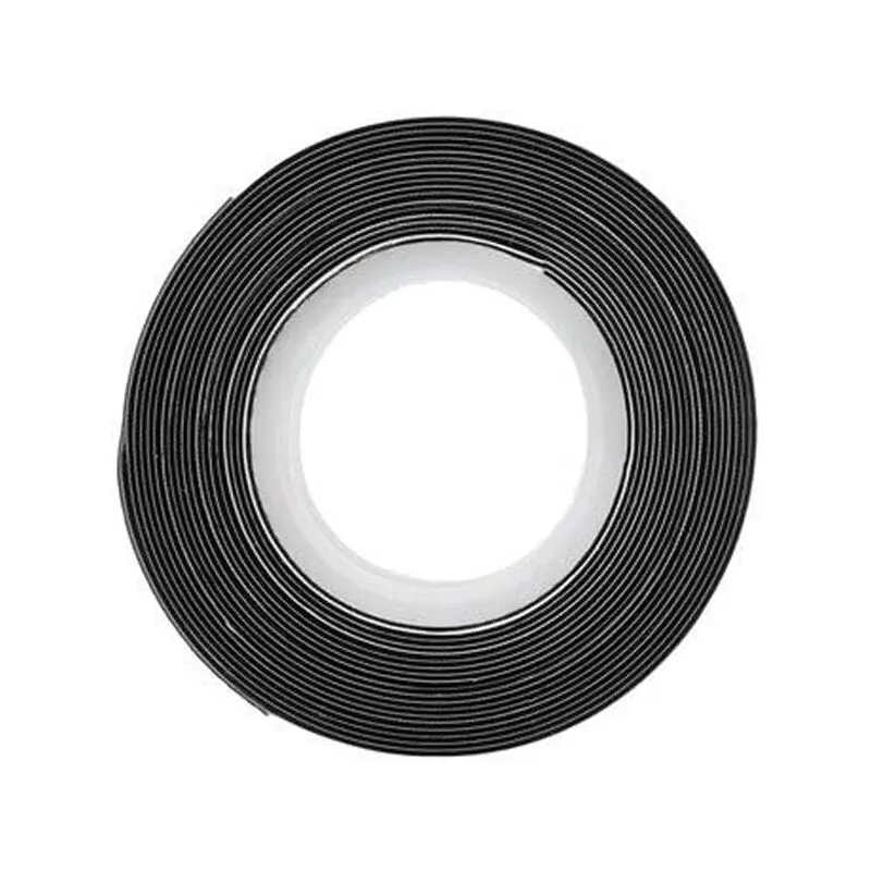 4 x Nastro autovulcanizzante nero 19 mm x 2,5 m, Per riparare perdite d'acqua in tubi e tubazioni