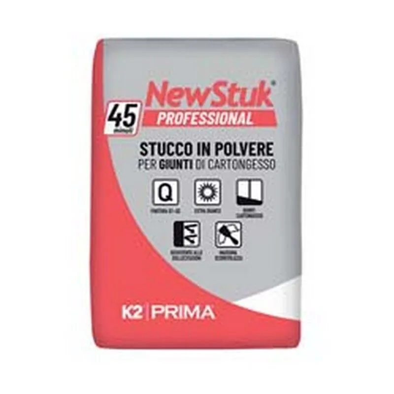 4PZ  newstuk professional stucco per cartongesso in polvere in sacco - KG.5