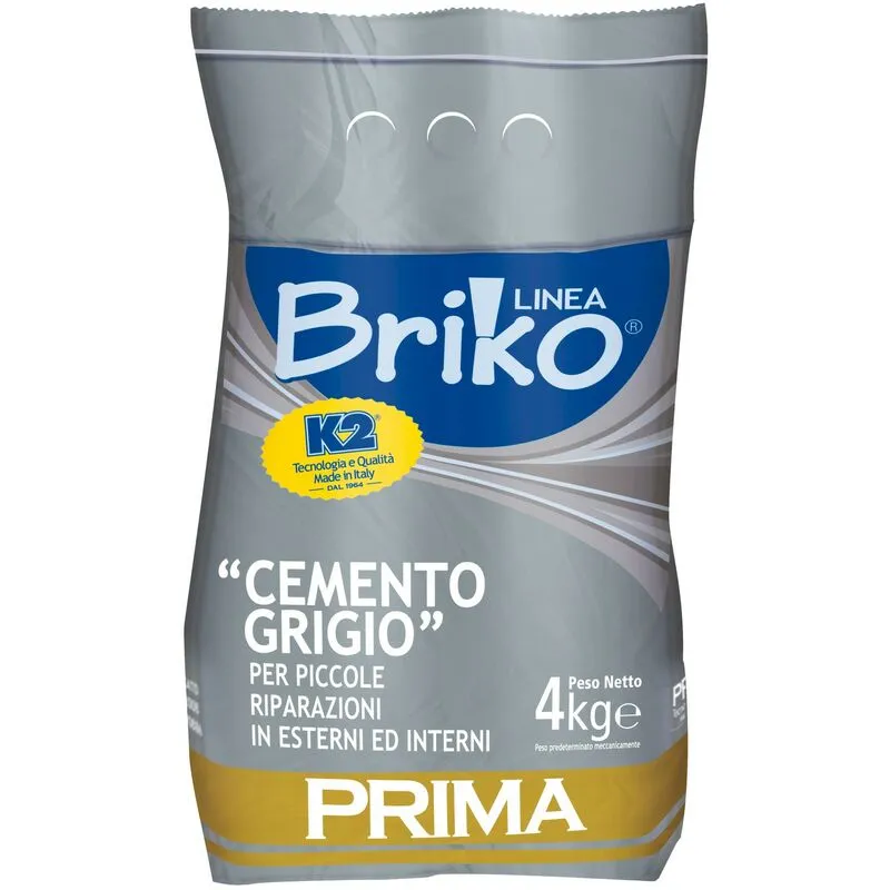  - 4PZ linea briko cemento grigio per riparazioni e stuccatura da kg 4