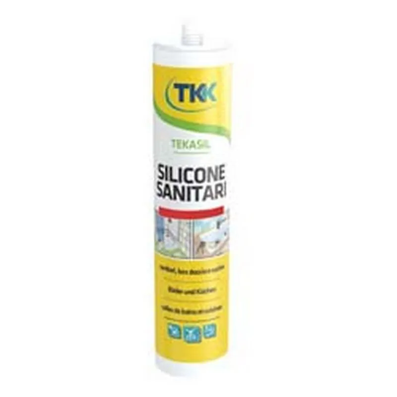 4PZ silicone acetico sanitari tekasil sanitar acetat - ML.280 bianco