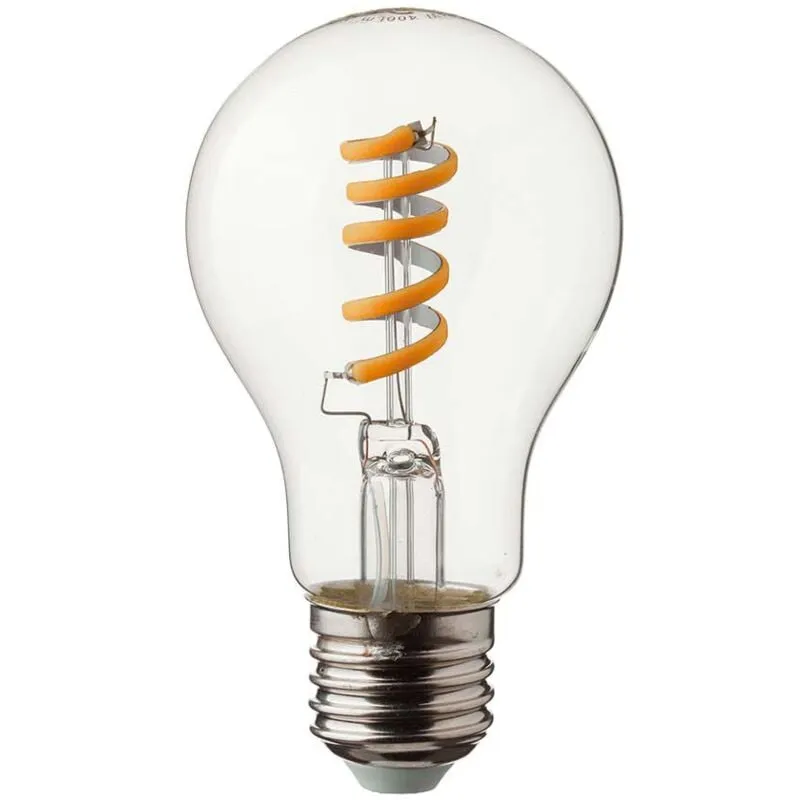 V-tac - VT-2164-N Lampadina led 4W E27 Filamento a spirale 100LM/W A60 luce 3000K - 217336