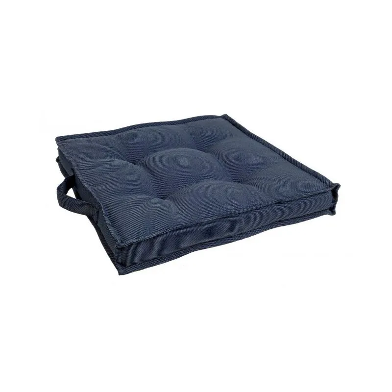 4x Cuscino quad 40a x 40b x 4h denim blu