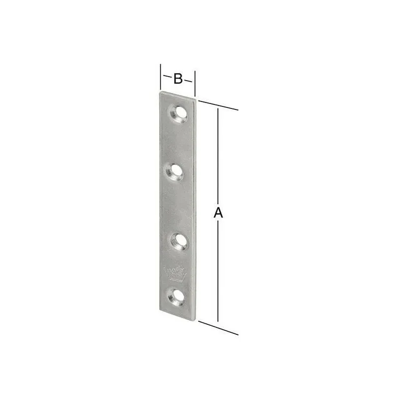 50x15 Plate di collegamento GalV. (Di 10)