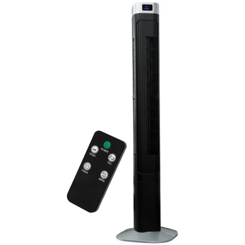 V-tac - 55 Watt Tower Fan Stand Pilastro Telecomando Ventola Timer Ventola oscillante v -tac 7901