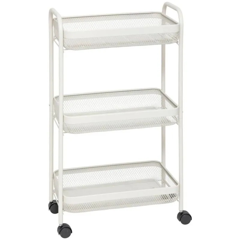 Carrello mayaj su rotelle, 3 livelli 46,5x26,5 cm - 5five