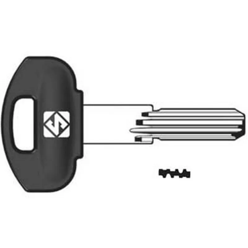 5PZ chiavi punzonate per cilindri securemme 10 spine SCM3RP - SCM3RP