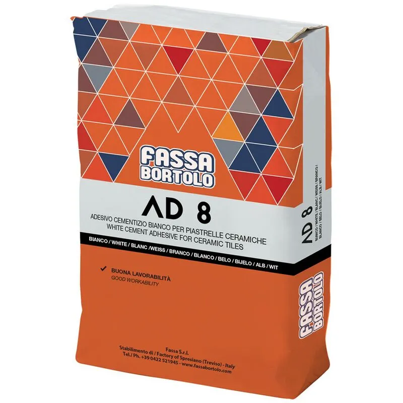 Fassa Bortolo - 5PZ collante monocomponente 'AD8' kg. 5