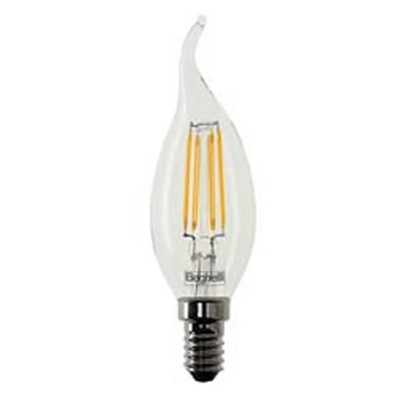  - 5PZ lampada filo led colpo di vento zafiro E14 - 4W- 2700K calda - 470 lm - MM.35X122H