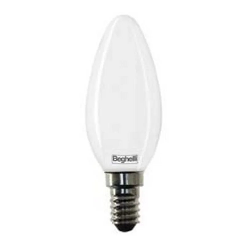 5PZ lampada led oliva tuttovetro E14 - 5W - 3000K calda - 600 lm - 32X102H