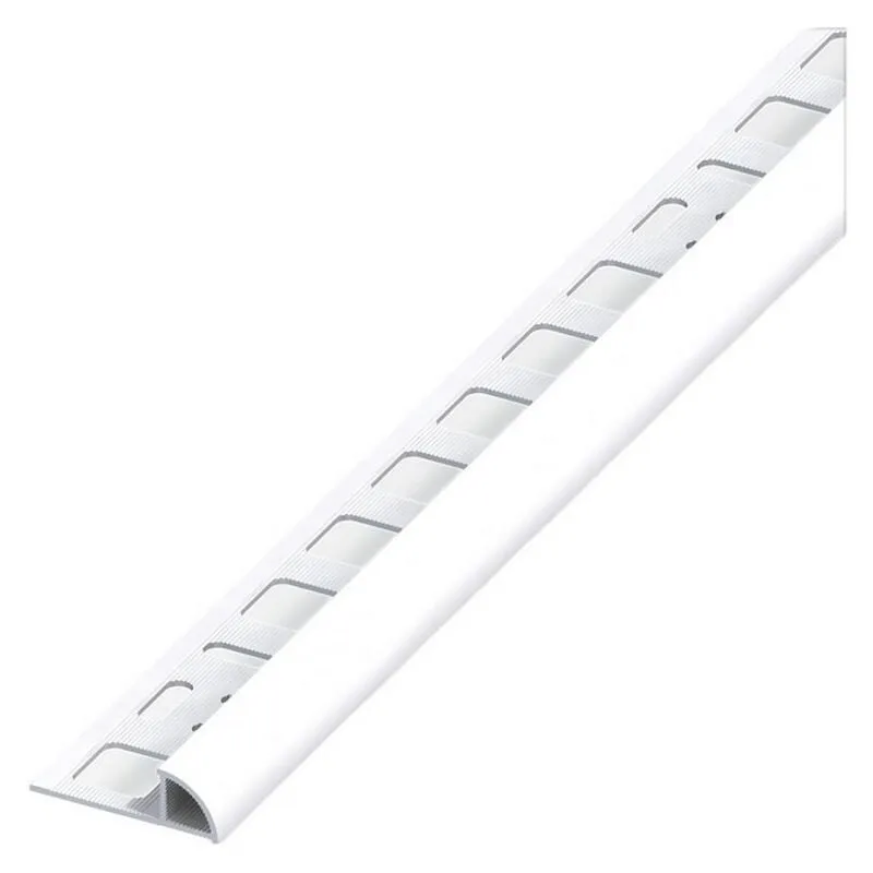 Alfer - 5PZ profilo ad angolo jolly pvc bianco brillante mm. 10X2,5 mt.