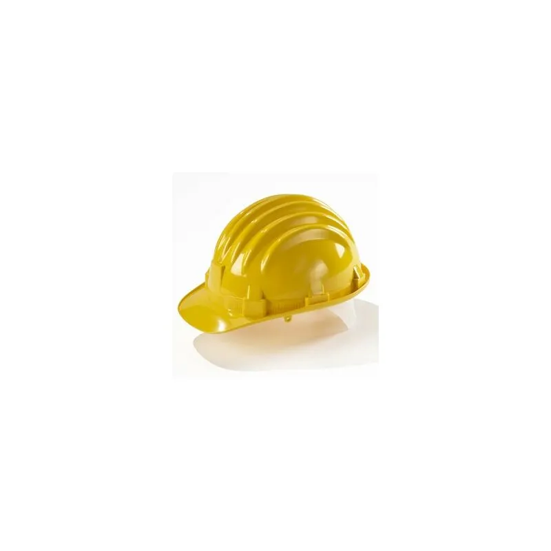 Pro Tools - Casco giallo protettivo elmetto in polietilene protezione sicurezza lavoro